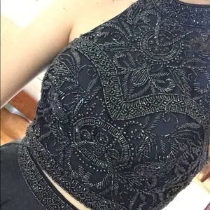 Sherri Hill Blue Two Piece (51061)